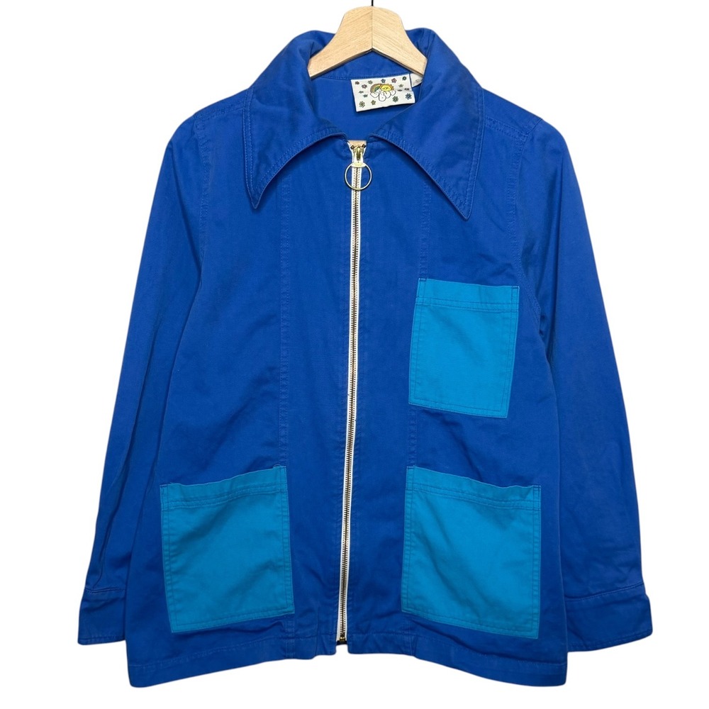 Big Bud Press Coastliner Jacket Blue Small Workwear Maximalist Dopamine